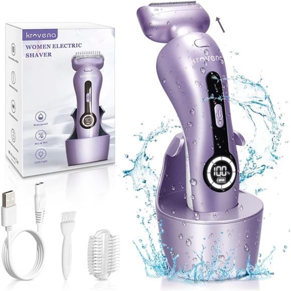 Electric Shaver for Women Best Electric Razor for Womens Bikini Legs Underarm - Picture 1 of 6